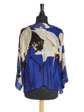 Load image into Gallery viewer, Kimono Jacket - Heron Cobalt
