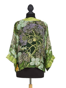 Kimono Jacket - Hydrangea