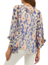 Load image into Gallery viewer, Kimono Jacket - Ikat Blue
