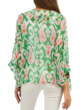Load image into Gallery viewer, Kimono Jacket - Ikat Green
