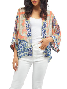 Kimono Jacket - Indian Summer Blue
