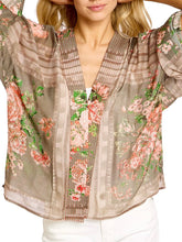 Load image into Gallery viewer, Kimono Jacket - Neon Rose
