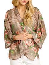 Load image into Gallery viewer, Kimono Jacket - Neon Rose
