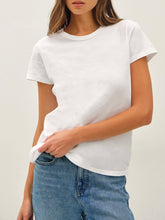 Load image into Gallery viewer, Cotton Slub Tee - White
