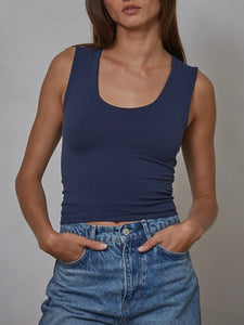 Double Layer Top - Blue