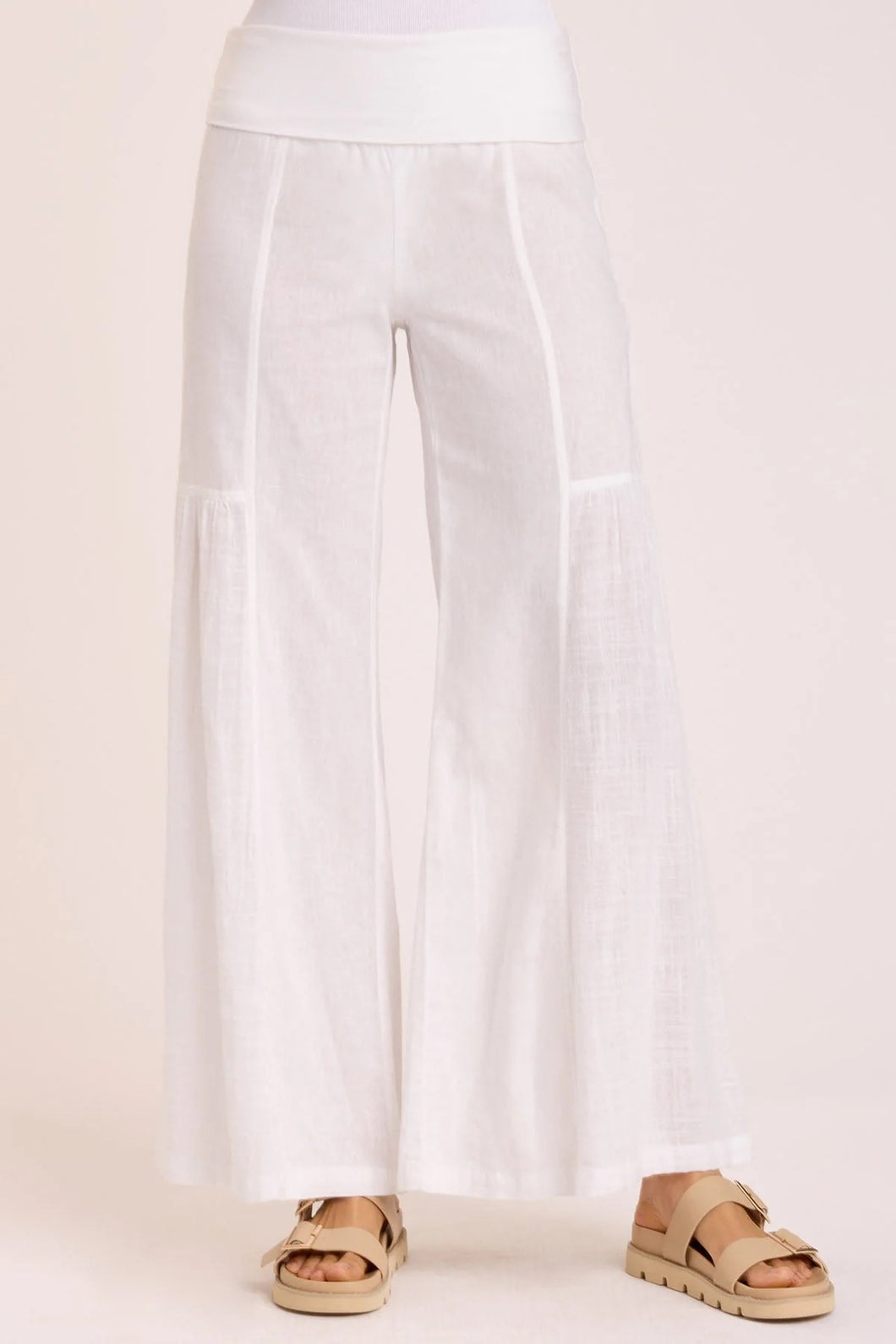 Allegra Pant - White FINAL SALE