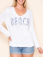 Load image into Gallery viewer, Beach Sweater - White Multi
