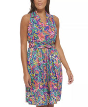 Load image into Gallery viewer, Floral Sleeveless Dress - Marine

