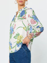 Load image into Gallery viewer, Floral Slit Neck Blouse - Multi
