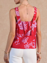 Load image into Gallery viewer, Twist Neck Halter Top - Red/Purple
