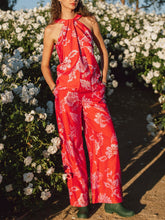 Load image into Gallery viewer, Wide Leg Pants - Red/Purple
