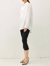 Load image into Gallery viewer, Oversized Cotton Button Down - White

