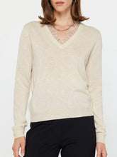Load image into Gallery viewer, Lace Detail Sweater - Ivory
