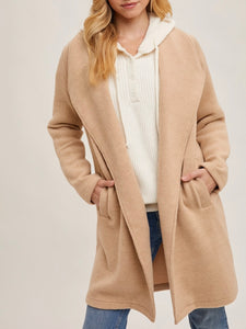 Open Cardigan / Coat - Beige