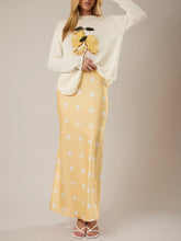 Load image into Gallery viewer, Lemon Intarsia Sweater - Cream
