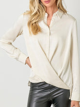Load image into Gallery viewer, Satin Twist Top - Champagne
