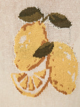 Load image into Gallery viewer, Lemon Intarsia Sweater - Cream
