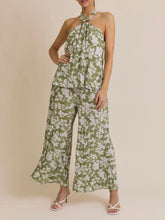 Load image into Gallery viewer, Pleated Halter Top - Sage
