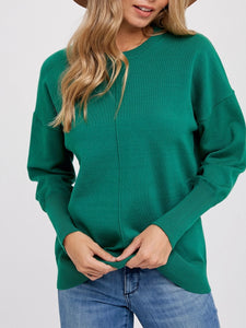 Classic Crew Neck Sweater - Green