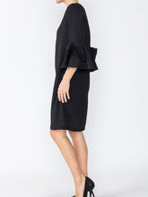 Load image into Gallery viewer, Bow Sleeve Dress - Black
