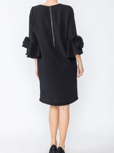 Load image into Gallery viewer, Bow Sleeve Dress - Black
