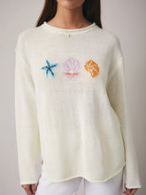 Load image into Gallery viewer, Sea Graphic Sweater - Cream
