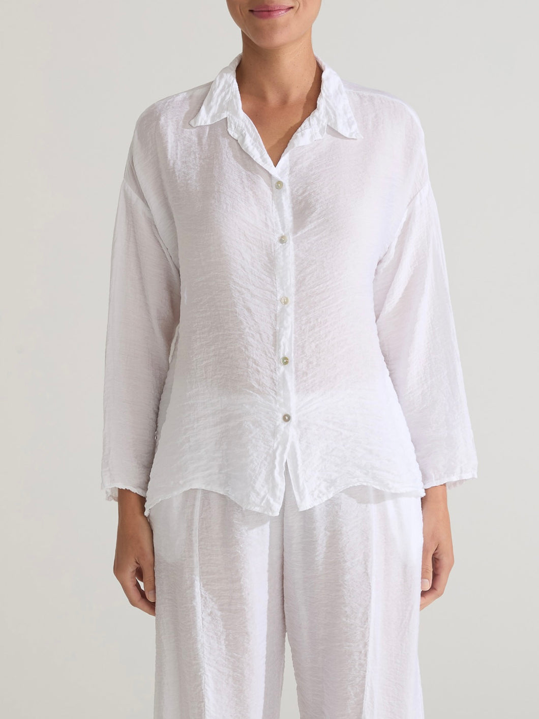 Swing Parachute Shirt - White