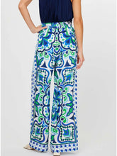 Load image into Gallery viewer, Smocked Waist Pants - Blue Multi
