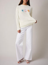Load image into Gallery viewer, Sea Graphic Sweater - Cream
