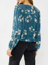 Load image into Gallery viewer, Overlap Blouson Top - Teal
