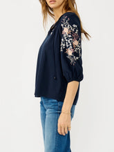 Load image into Gallery viewer, Embroidery &amp; Lace Blouse - Eclipse
