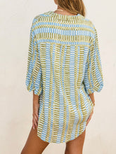 Load image into Gallery viewer, Tropical Breeze Button down/Cover-Up - Multi
