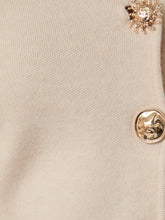 Load image into Gallery viewer, Long Sleeve Button Sweater - Cream
