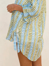 Load image into Gallery viewer, Tropical Breeze Button down/Cover-Up - Multi
