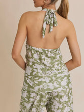 Load image into Gallery viewer, Pleated Halter Top - Sage
