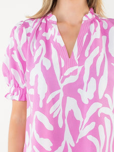 Puff Sleeved Top - Pink