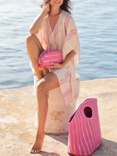 Load image into Gallery viewer, Cover-Up - Pink/White
