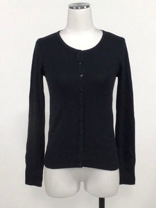 Button Cardigan - Black