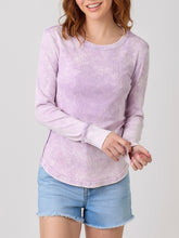 Load image into Gallery viewer, Washed Rib Tee - Lavender
