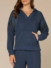 Load image into Gallery viewer, Lace Trim Fleece Hoodie - OCTE

