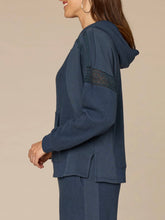 Load image into Gallery viewer, Lace Trim Fleece Hoodie - OCTE
