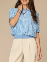 Load image into Gallery viewer, Two Tone Dolman Space Dye Sweater - BLDM
