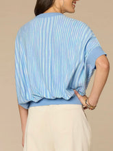 Load image into Gallery viewer, Two Tone Dolman Space Dye Sweater - BLDM
