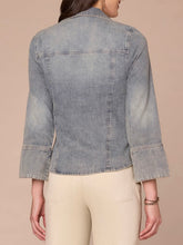Load image into Gallery viewer, French Cuff Denim Shirt - Light Blue
