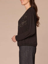 Load image into Gallery viewer, Brushed Top with Sequins - Black
