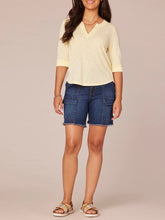 Load image into Gallery viewer, Notch Neck Tee - Buttercup
