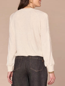 Smocked Sleeve Top - HCRM