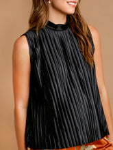 Load image into Gallery viewer, Pleated Tank - Black

