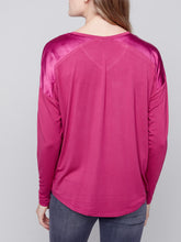 Load image into Gallery viewer, Satin Front Top - Amethyst
