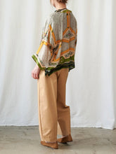 Load image into Gallery viewer, Kimono Jacket - Fleur De Lys Gold
